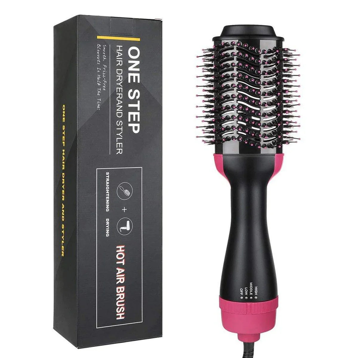 One Step Hair Dryer,Volumizer Hot Air Hair Dryer Brush,Salon Negative Electric Blow Dryer