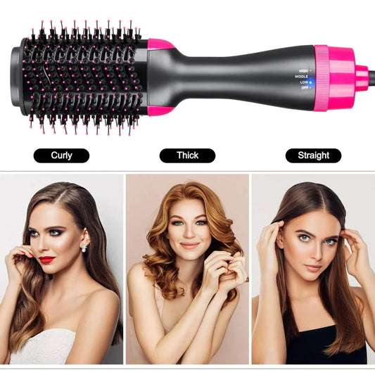 One Step Hair Dryer,Volumizer Hot Air Hair Dryer Brush,Salon Negative Electric Blow Dryer