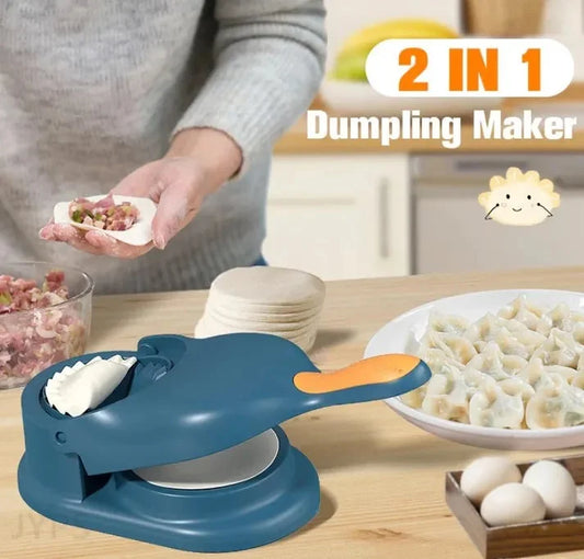 2 IN 1 DUMPLING MAKER MACHINE - MAKE DELICIOUS DUMPLINGS